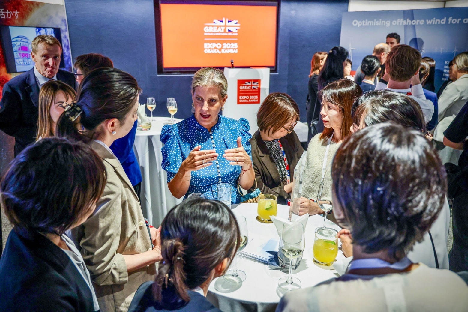 大阪・関西万博 英国パビリオンのレセプションに出席
